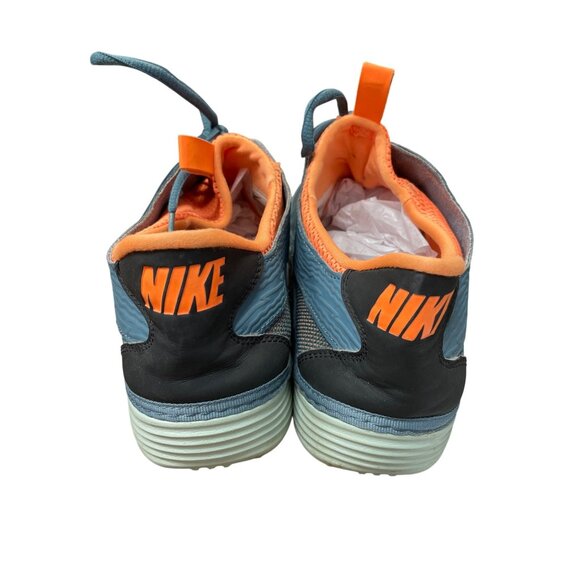 Nike Lunar Flow Blue Hero Crimson low gray orange sneakers sz 13 SKU 9374 - Picture 8 of 16